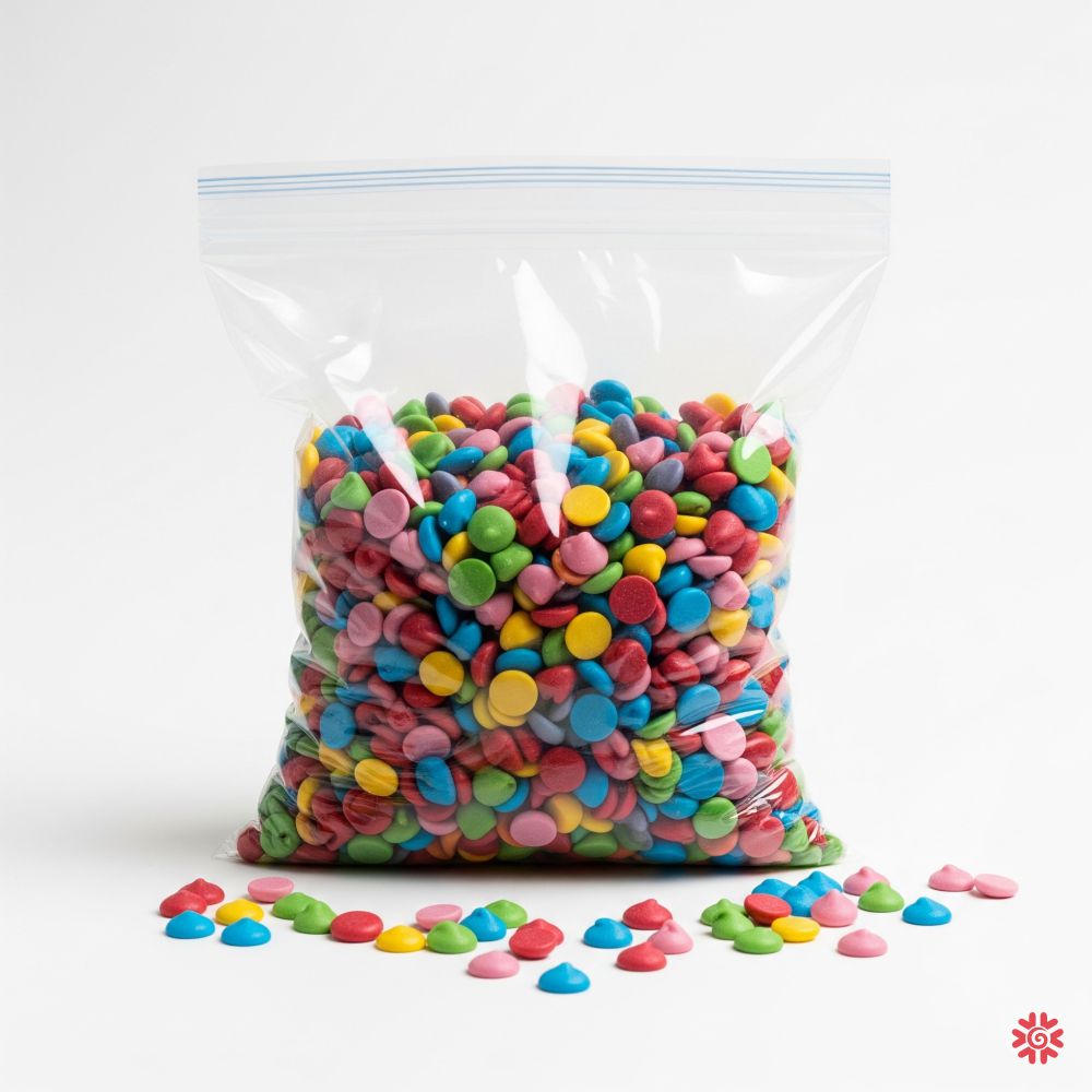 Chips de chocolate de colores