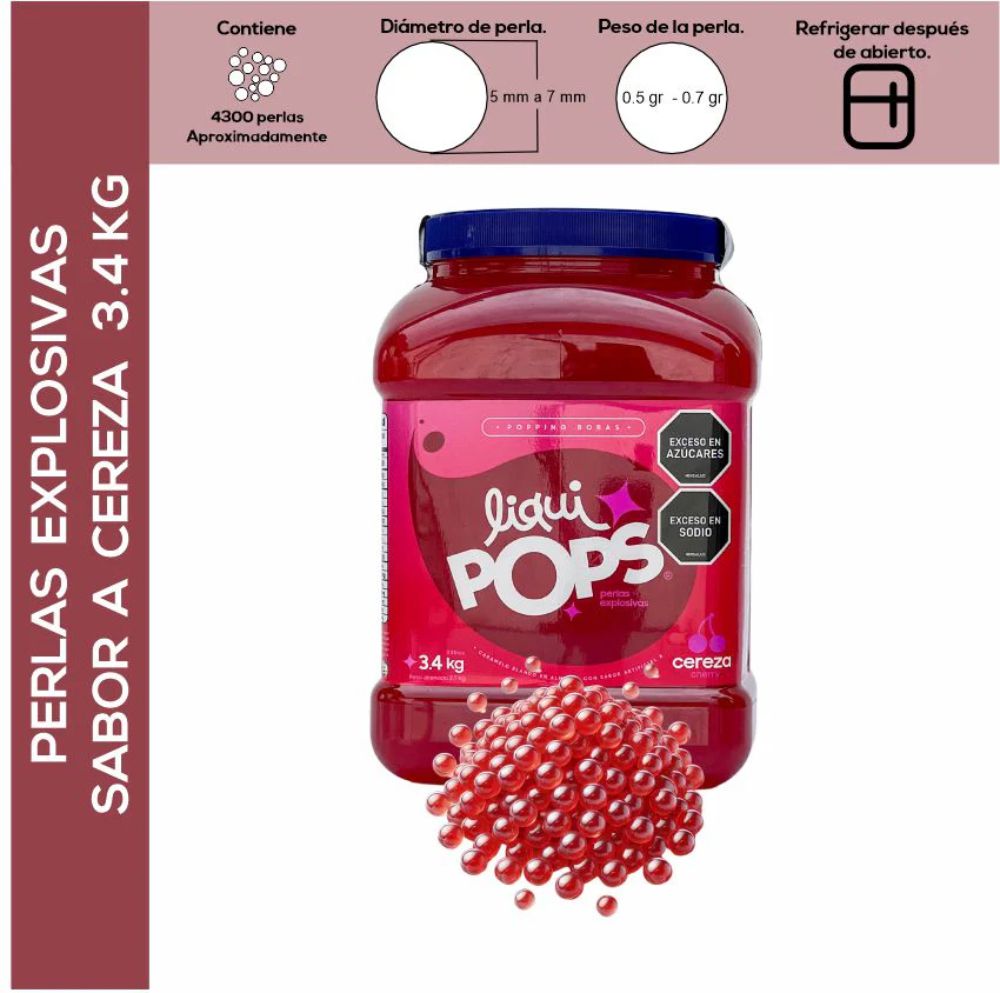 perlas explosivas cereza liquipops